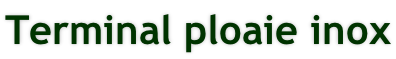 Terminal ploaie inox